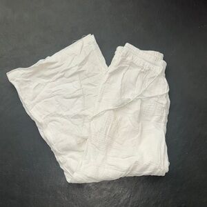 women’s white beach cover pants